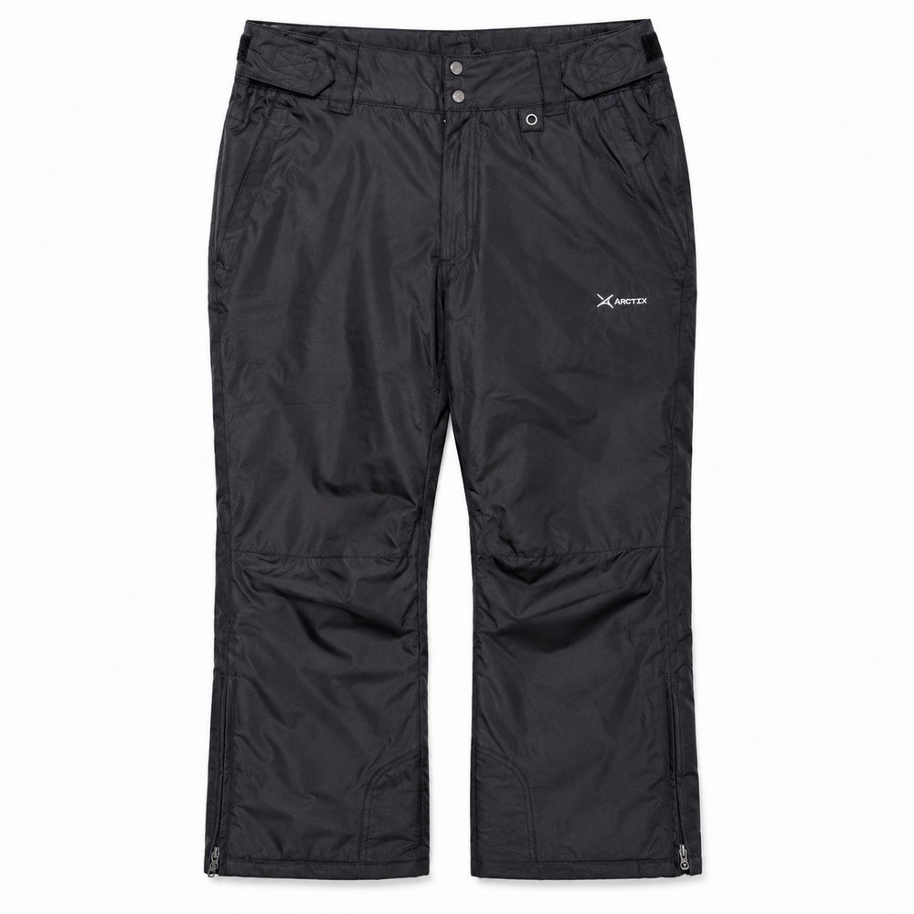 ARCTIX Women's 8K Black Insulated Ski Snow Zip Ankle Pants Size 2XL 1800X 44x30